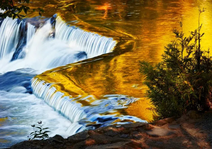 Framed Print : Bond Falls Framed Print : Bond Falls