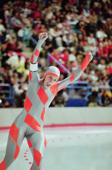 Framed Print : Bonnie Blair Winning Speed Skating Event Framed Print : Bonnie Blair Winning Speed Skating Event