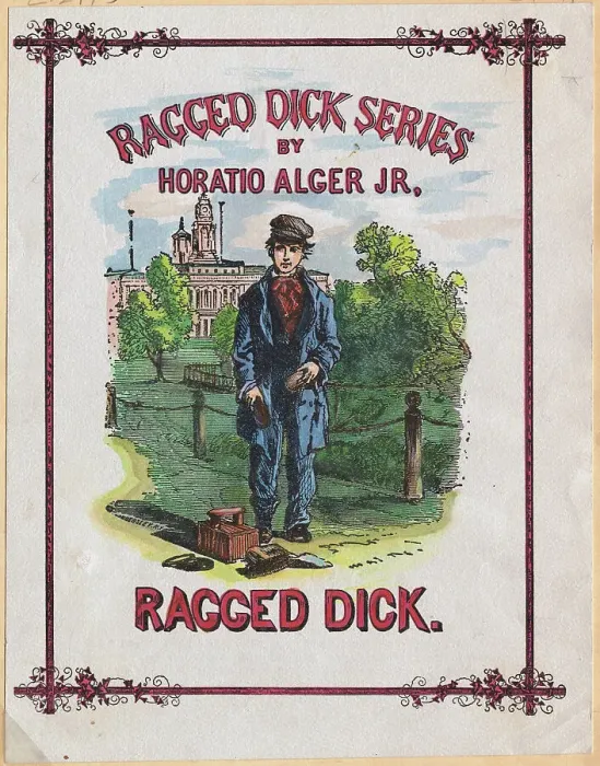 Framed Print : Book Cover for Ragged Dick Framed Print : Book Cover for Ragged Dick