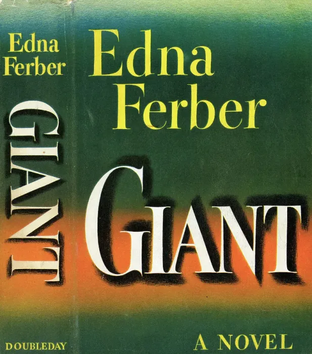 Framed Print : Book Jacket for Giant by Edna Ferber Framed Print : Book Jacket for Giant by Edna Ferber