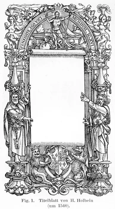 Framed Print : Book title page frame 1895 Framed Print : Book title page frame 1895