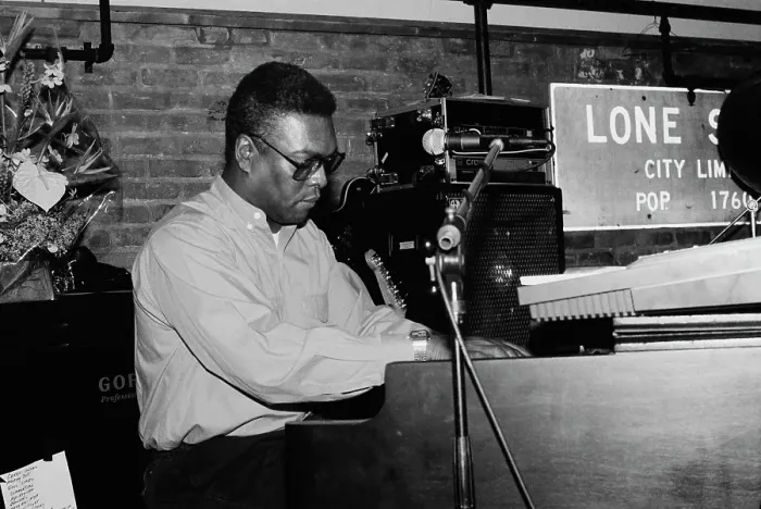 Framed Print : Booker T. American musician Booker T Jones plays the keyboards at a Stax Framed Print : Booker T. American musician Booker T Jones plays the keyboards at a Stax