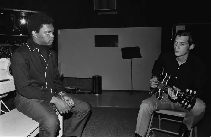 Framed Print : Booker T Jones & Steve Cropper Framed Print : Booker T Jones & Steve Cropper