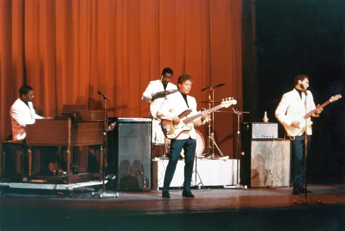 Framed Print : Booker T. & The M.G.'s Performing Framed Print : Booker T. & The M.G.'s Performing