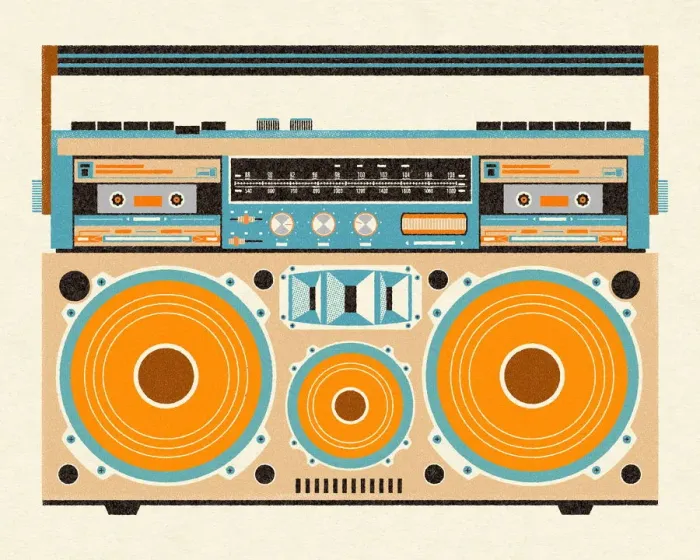 Framed Print : Boom Box. http: /  / csaimages.com / images / istockprofile / csa_vector_dsp.jpg
