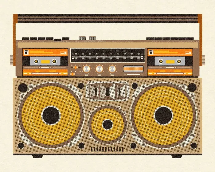 Framed Print : Boom Box. http: /  / csaimages.com / images / istockprofile / csa_vector_dsp.jpg