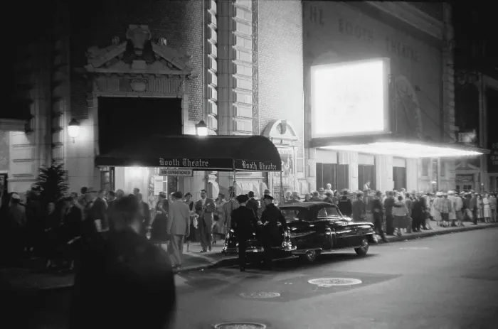Framed Print : The Booth Theatre