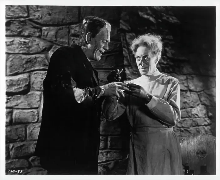 Framed Print : Boris Karloff And Ernest Thesiger In Bride Of Frankenstein