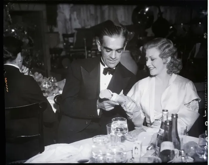 Framed Print : Boris Karloff And Ginger Rogers Framed Print : Boris Karloff And Ginger Rogers