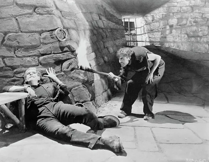 Framed Print : Boris Karloff in Horror Movie Scene Framed Print : Boris Karloff in Horror Movie Scene