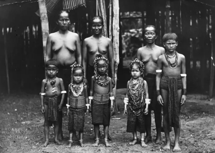 Framed Print : Borneo Family Framed Print : Borneo Family