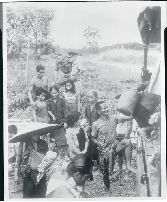 Framed Print : Borneo Refugees in 1965
