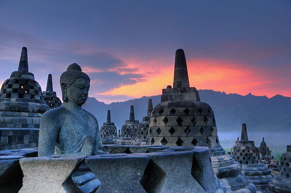 Borobudur. BuddhaJavaIndonesiaJogjakartaBorobudur