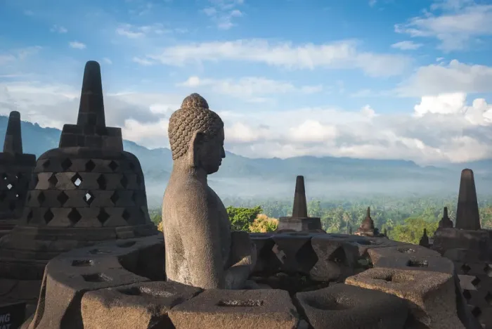 Framed Print : Borobudur statue Framed Print : Borobudur statue