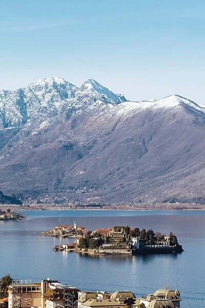 Borromean islands and mountains, Lake Maggiore, Italy