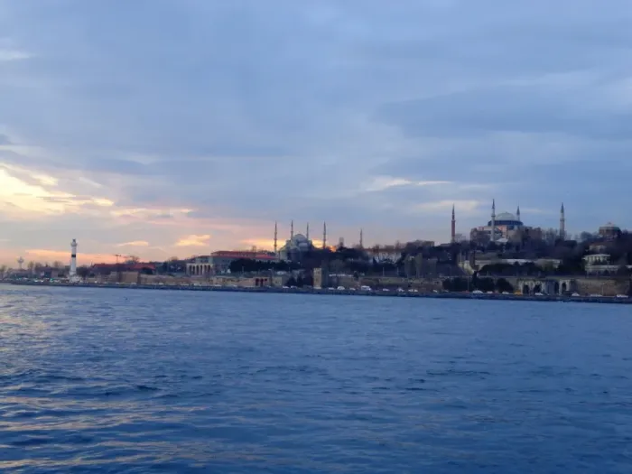 Framed Print : Bosphorus, Hagia Sofia & Blue Mosque, Istanbul Framed Print : Bosphorus, Hagia Sofia & Blue Mosque, Istanbul