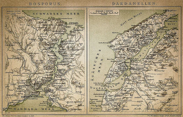 Bosporus and Dardanelles map