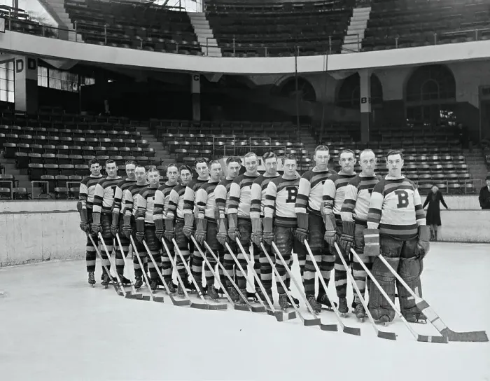 Framed Print : Boston Bruins Hockey Team Portrait Framed Print : Boston Bruins Hockey Team Portrait