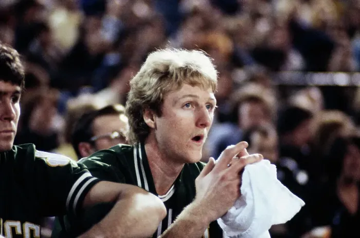 Framed Print : Boston Celtics Larry Bird on the Sidelines During a Game Against Detroit Framed Print : Boston Celtics Larry Bird on the Sidelines During a Game Against Detroit