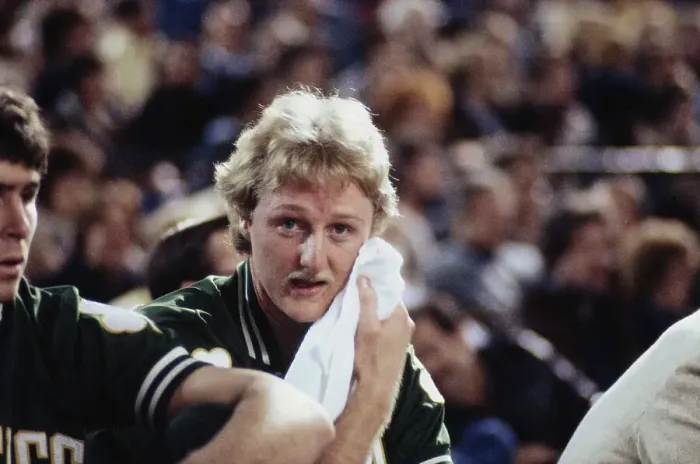 Framed Print : Boston Celtics Larry Bird on the Sidelines During a Game Against Detroit Framed Print : Boston Celtics Larry Bird on the Sidelines During a Game Against Detroit