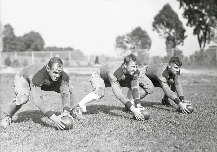 Framed Print : Boston College Players Participating in Football Practice