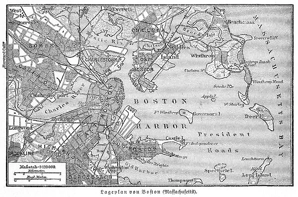 Boston map 1895