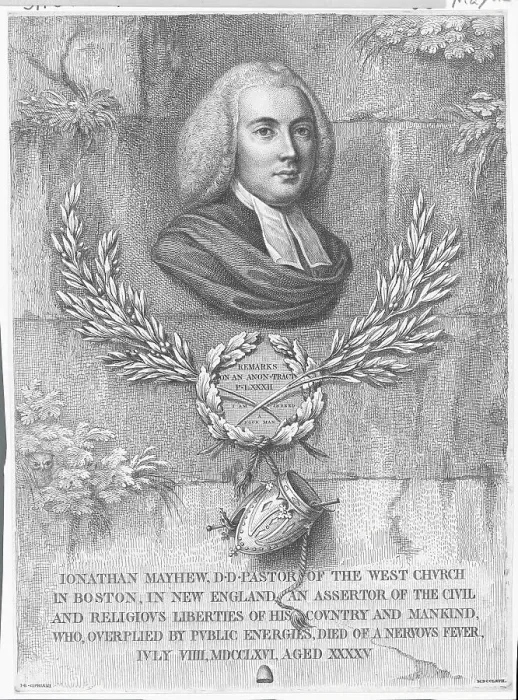 Framed Print : Boston Preacher Jonathan Mayhew