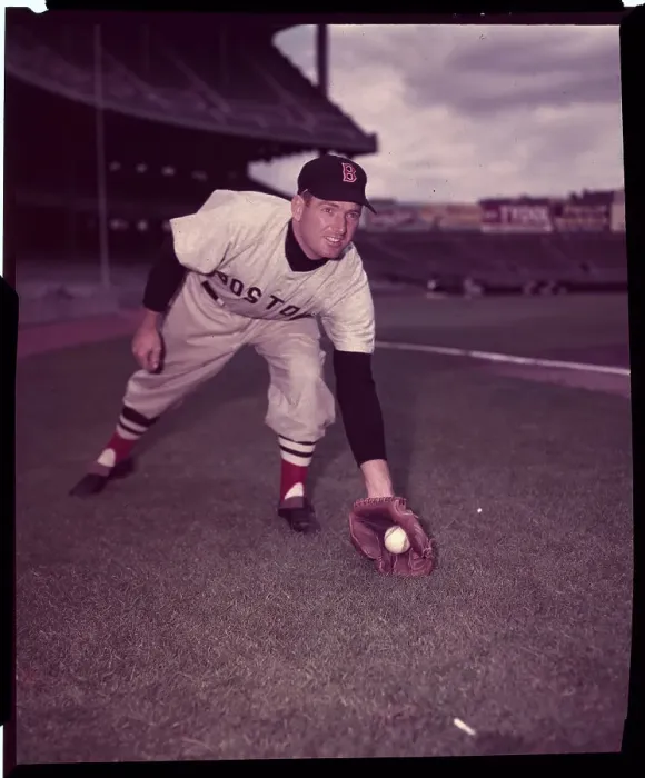 Framed Print : Boston Red Sox George Kell Catching Ground Ball Framed Print : Boston Red Sox George Kell Catching Ground Ball