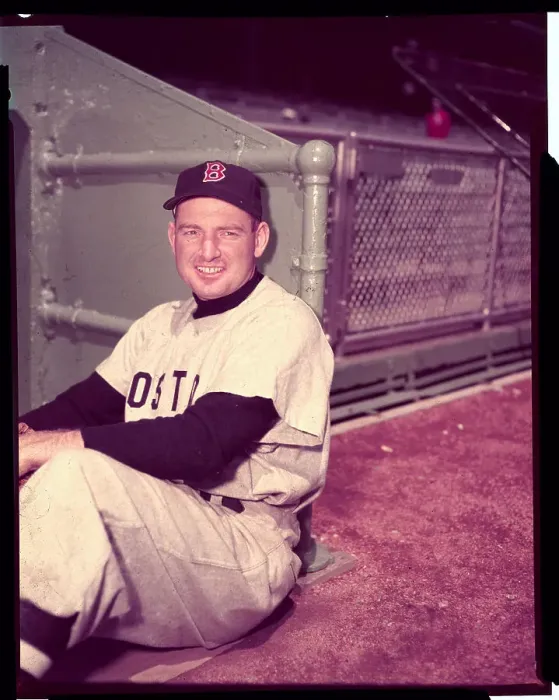 Framed Print : Boston Red Sox George Kell Sitting on Sidelines Framed Print : Boston Red Sox George Kell Sitting on Sidelines