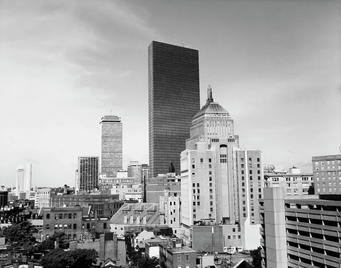 Framed Print : Boston Skyline Framed Print : Boston Skyline