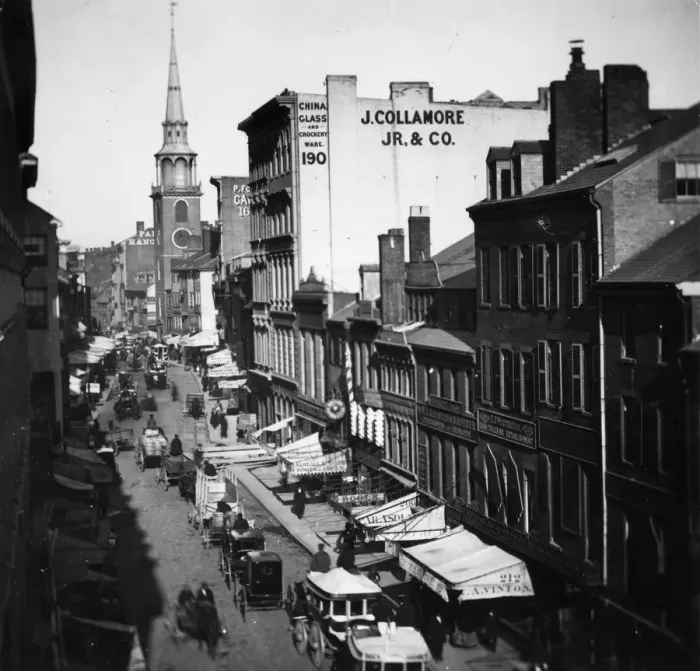 Framed Print : Boston Street