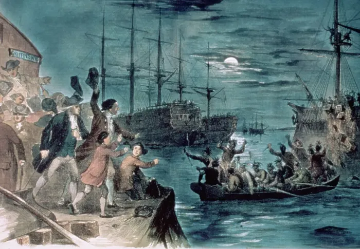 Framed Print : Boston Tea Party by John Andrew Framed Print : Boston Tea Party by John Andrew