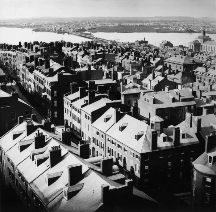 Framed Print : Boston View