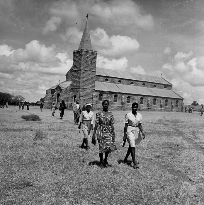 Framed Print : Botswana Church Framed Print : Botswana Church