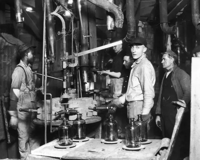 Framed Print : Bottle Factory