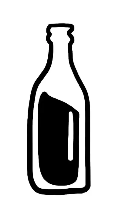 Framed Print : Bottle illustration Framed Print : Bottle illustration
