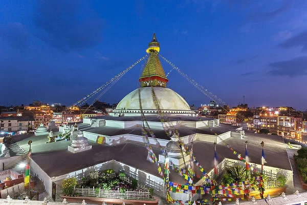 Boudhanath Stupa at Kathmandu, Nepal