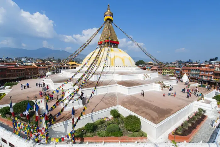 Framed Print : Boudhanath Stupa in Kathmandu, Nepal Framed Print : Boudhanath Stupa in Kathmandu, Nepal