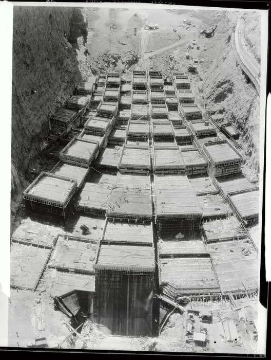 Framed Print : Boulder Dam Construction Framed Print : Boulder Dam Construction