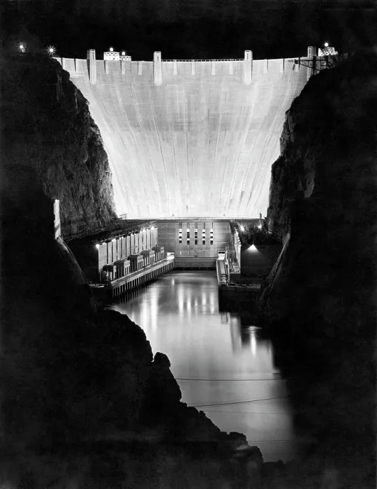 Framed Print : Boulder Dam At NIght Framed Print : Boulder Dam At NIght