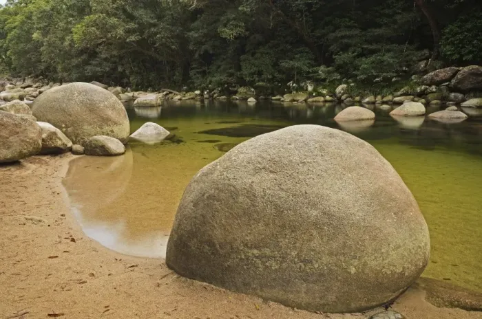 Framed Print : Boulders in Mossman Gorge Framed Print : Boulders in Mossman Gorge