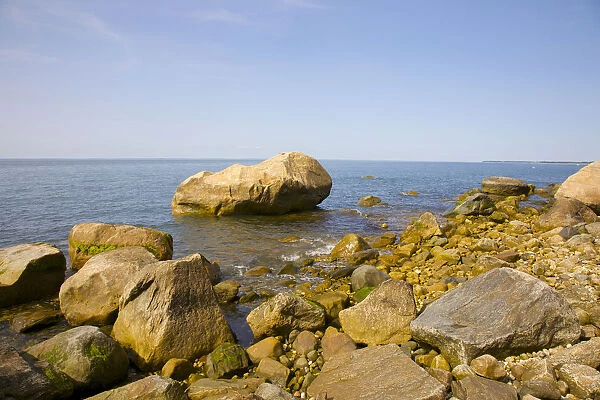 Boulders in water, Southold, NY