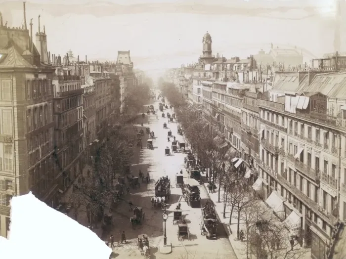 Framed Print : Boulevard Des Italiens Framed Print : Boulevard Des Italiens