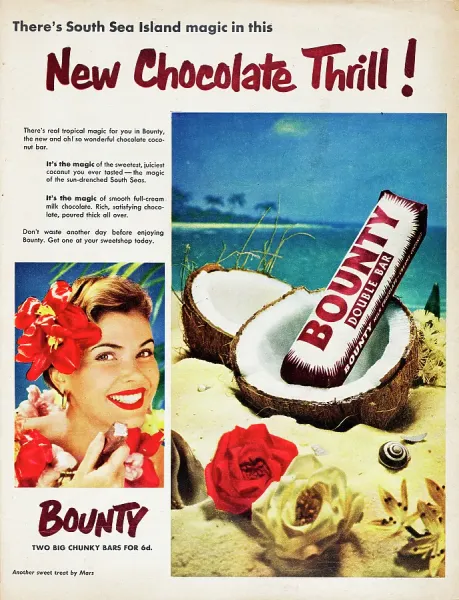 Fine Art Storehouse Print: Bounty Advertisement 1954. Art Prints