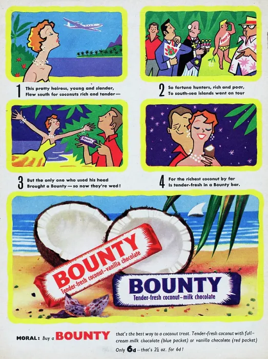 Framed Print : Bounty Chocolate Bar Framed Print : Bounty Chocolate Bar