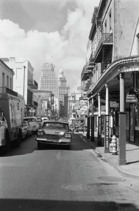 Framed Print : Bourbon Street