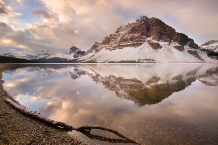 Framed Print : Bow Lake Ssunrise
