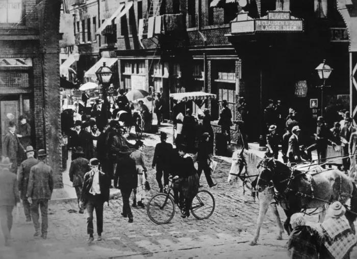 Framed Print : The Bowery