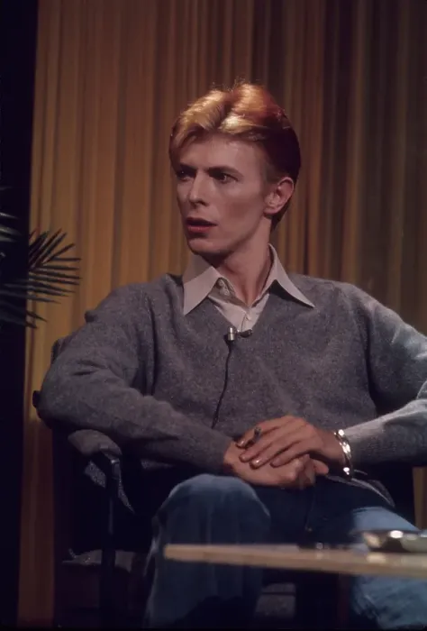 Framed Print : Bowie On Good Morning America Framed Print : Bowie On Good Morning America