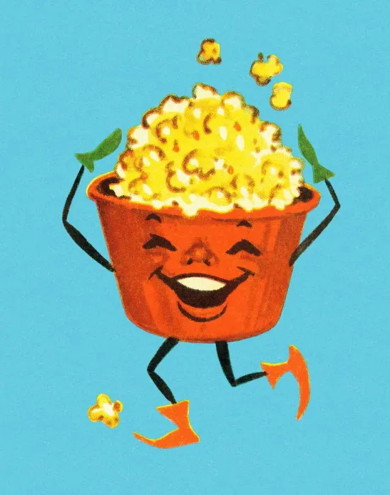 Framed Print : Bowl of Popcorn